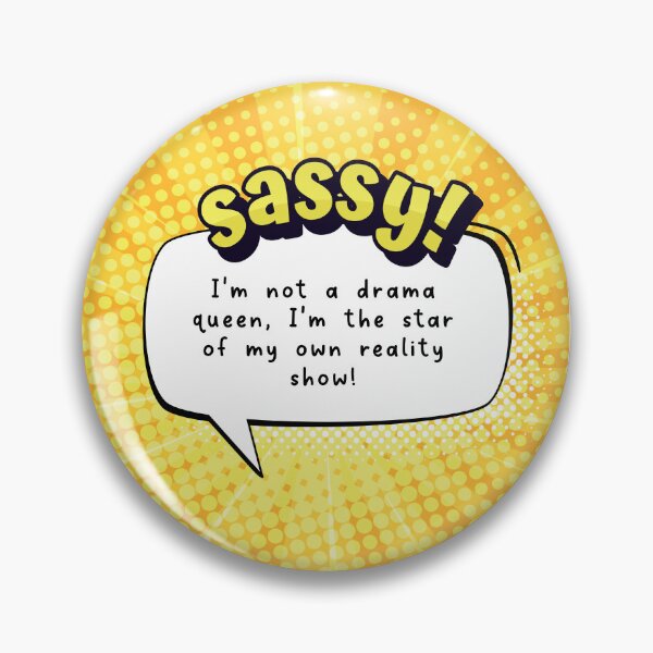 Item preview, Sassy Drama Queen Yellow designed and sold by GenXaf.