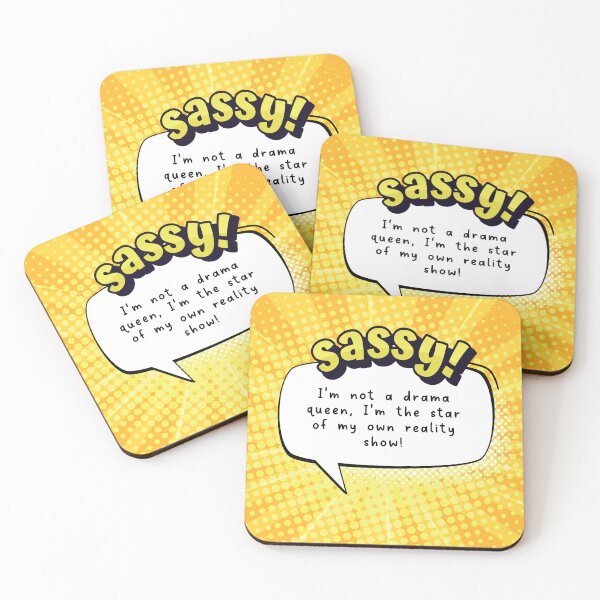 Item preview, Sassy Drama Queen Yellow designed and sold by GenXaf.