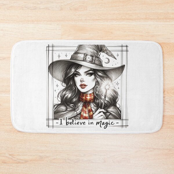 Item preview, I Belive in Magic - Witch Girl - Fantasy designed and sold by Fenay Designs.