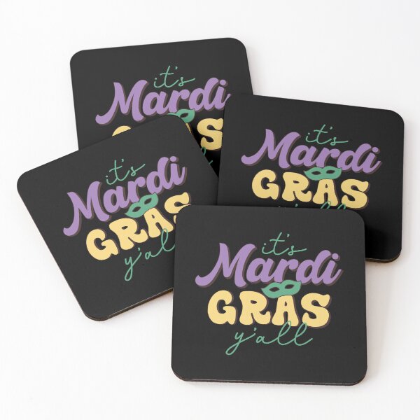 Aperçu de l'œuvre C'est Mardi Gras, les gars. Drôle de Mardi Gras, mardi gras, cadeaux amusants du Roi du Mardi Gras ou Roi du Mardi Gras, défilé du Mardi Gras, ambiance Mardi Gras, fête créée et vendue par TigerArtistic.