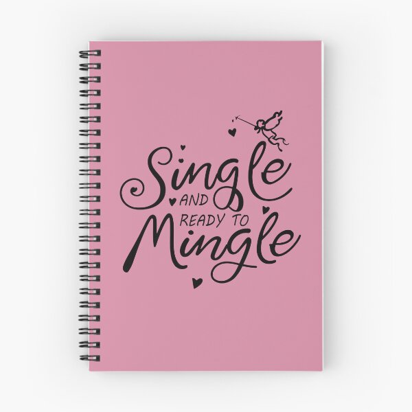 Item preview, Single and ready to mingle! designed and sold by Scorpion Creative.
