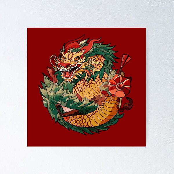 Item preview, Chinese New Year – Year of the Dragon designed and sold by ValentinaHramov.