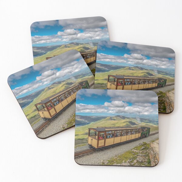 Item preview, Mountain Train Snowdon Summit Wales designed and sold by AJEvans.
