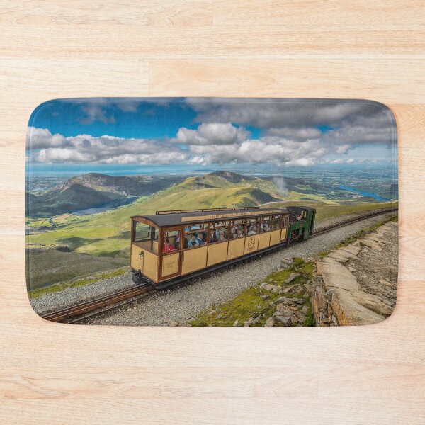 Item preview, Mountain Train Snowdon Summit Wales designed and sold by AJEvans.