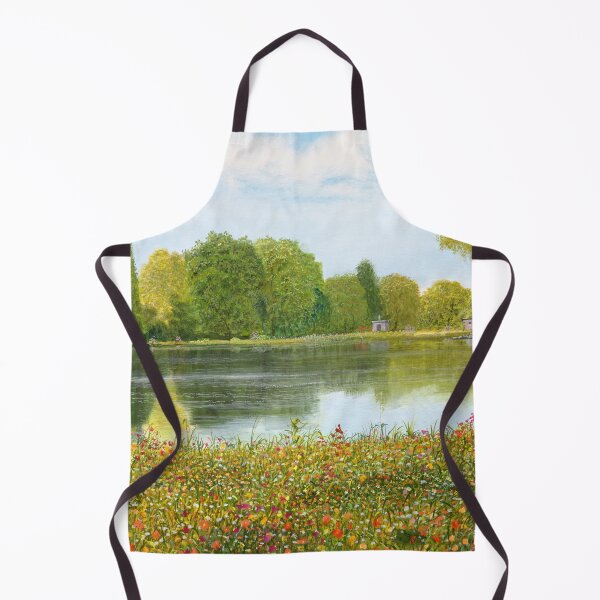 Item preview, Park view - a large park with a lake designed and sold by art paintings.