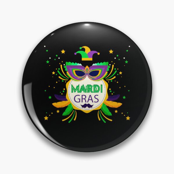 Aperçu de l'œuvre carnaval du mardi gras Mardi Gras drôle, mardi gras, cadeaux drôles du roi du Mardi Gras ou roi du Mardi Gras, défilé du Mardi Gras Mardi Gras Vibes Party créée et vendue par TigerArtistic.
