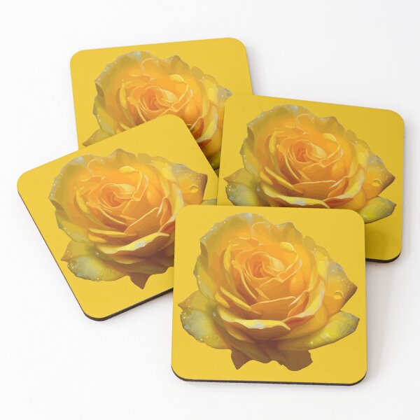 Item preview, Stunningly Beautiful Yellow Rose Artistic Cut Out designed and sold by taiche.