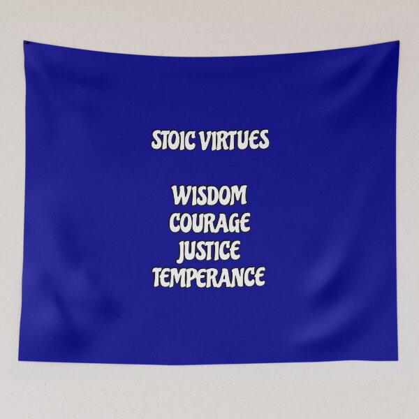 Item preview, Stoic Virtues designed and sold by Inspirationmotivation.