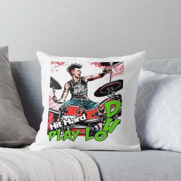 Item preview, Hit Hard, Play Loud designed and sold by Concept-Hub.