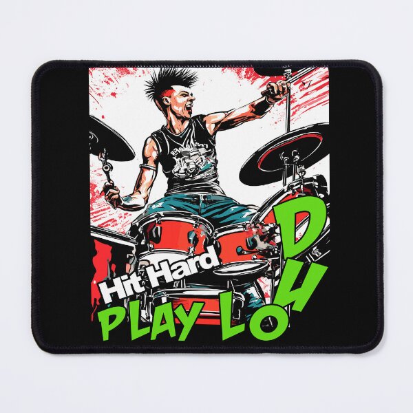 Item preview, Hit Hard, Play Loud designed and sold by Concept-Hub.