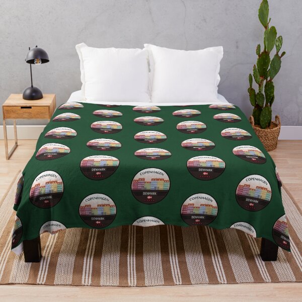 Item preview, Copenhagen city with denmark flag designed and sold by Donutlovers.