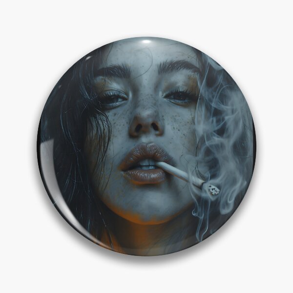 Item preview, woman smoking modern concept art designed and sold by UmagineArts.