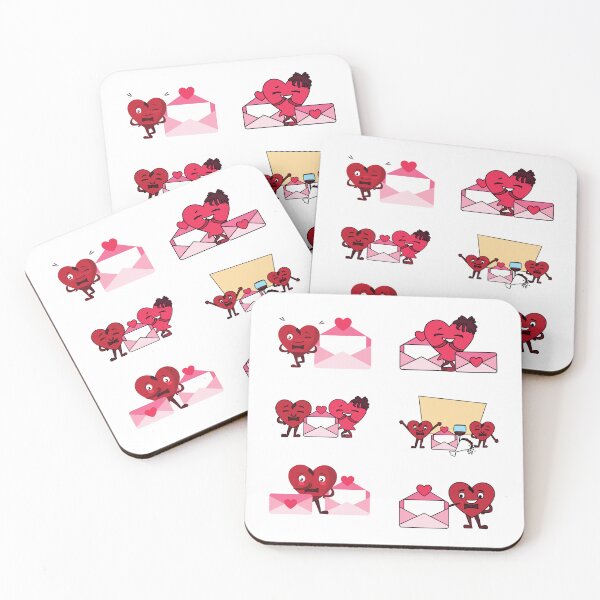 Item preview, hearts in love for valentine designed and sold by huape.