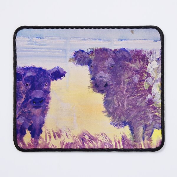 Item preview, Belted Galloway Cows Painting designed and sold by MikeJory.