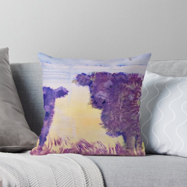 Item preview, Belted Galloway Cows Painting designed and sold by MikeJory.