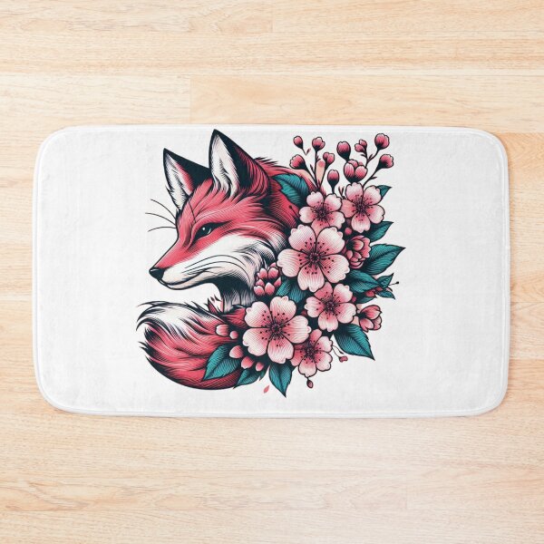 Item preview, Flowers Japanese Fox Cherry blossom Flower sakura trees Kawaii  designed and sold by SlocifieShop.