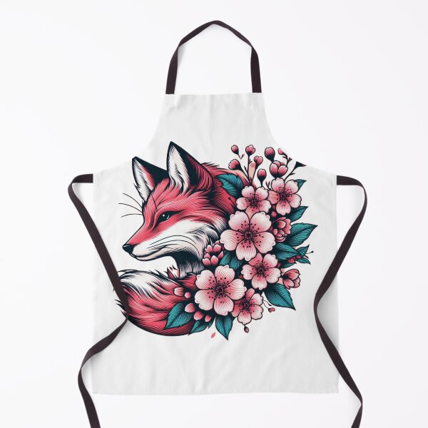 Item preview, Flowers Japanese Fox Cherry blossom Flower sakura trees Kawaii designed and sold by SlocifieShop.