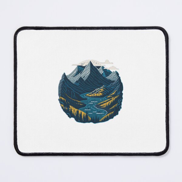 Item preview, River Through Alpine Valleys designed and sold by Daniel Haddad.
