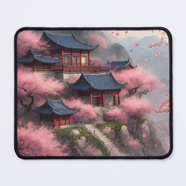 Item preview, Chinese mountain cherry plum blossom house designed and sold by VonLogaart.