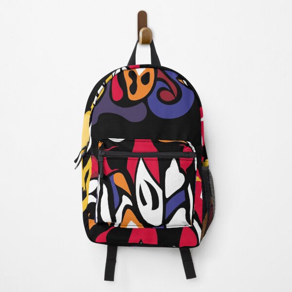 Item preview, abstract jester with faces designed and sold by puffySquare.
