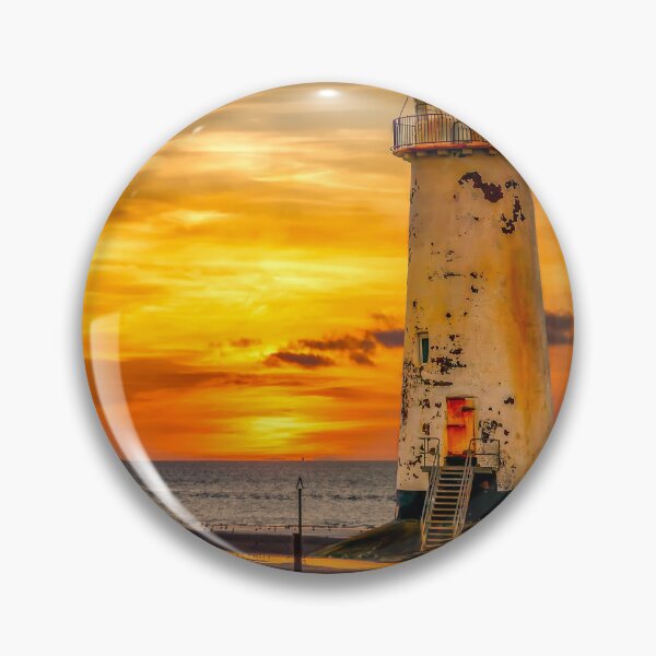 Item preview, Sunset At Talacre Lighthouse Wales designed and sold by AJEvans.