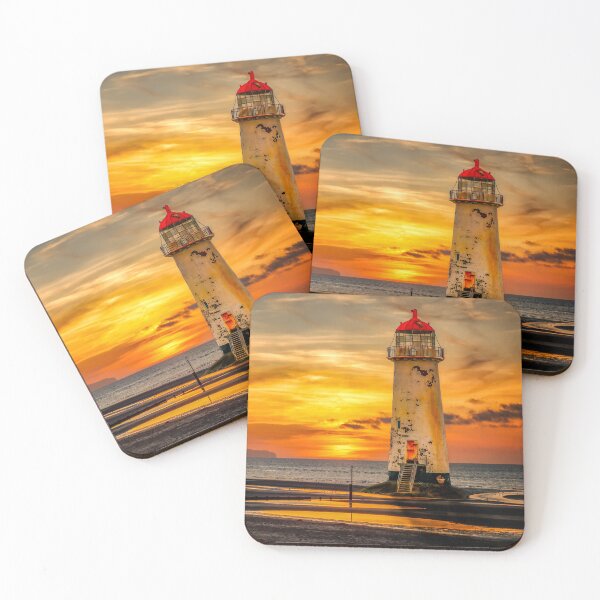 Item preview, Sunset At Talacre Lighthouse Wales designed and sold by AJEvans.