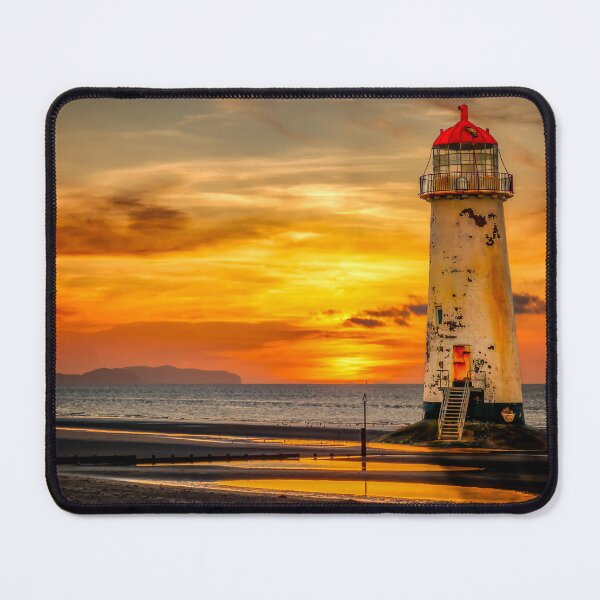 Item preview, Sunset At Talacre Lighthouse Wales designed and sold by AJEvans.