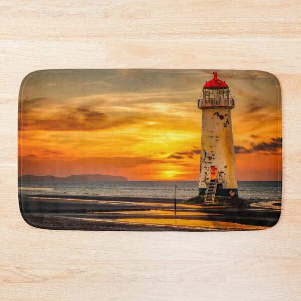 Item preview, Sunset At Talacre Lighthouse Wales designed and sold by AJEvans.