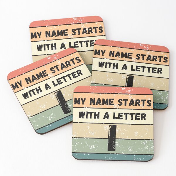 Item preview, My Name Starts With a Letter I designed and sold by Lemilemi.