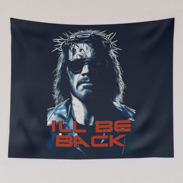 Item preview, I'll Be Back Jesus Shirt Church Jesus Christ Christmas Classic designed and sold by PrintShangri-La.