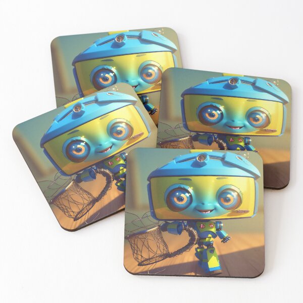 Item preview, Ivan, a cheerful little robot, spreads joy with every circuit. designed and sold by WHITI_MANAWA.