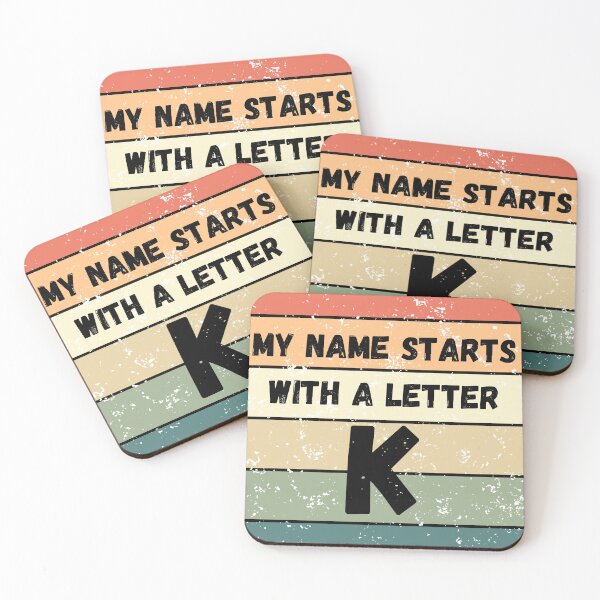Item preview, My Name Starts With a Letter K designed and sold by Lemilemi.