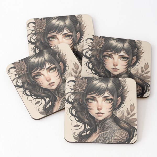 Item preview, Sparkling Eyes Black White Face Girl VOL 3 designed and sold by recipestv7.