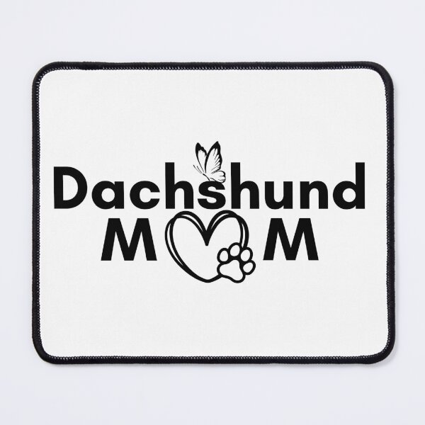 Item preview, Dachshund Mum with heart, paw and butterfly designed and sold by Fionamyles.