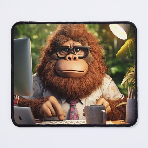 Item preview, Elusive Employee: Bigfoot's Professional Pursuits designed and sold by NatureArtDecor.