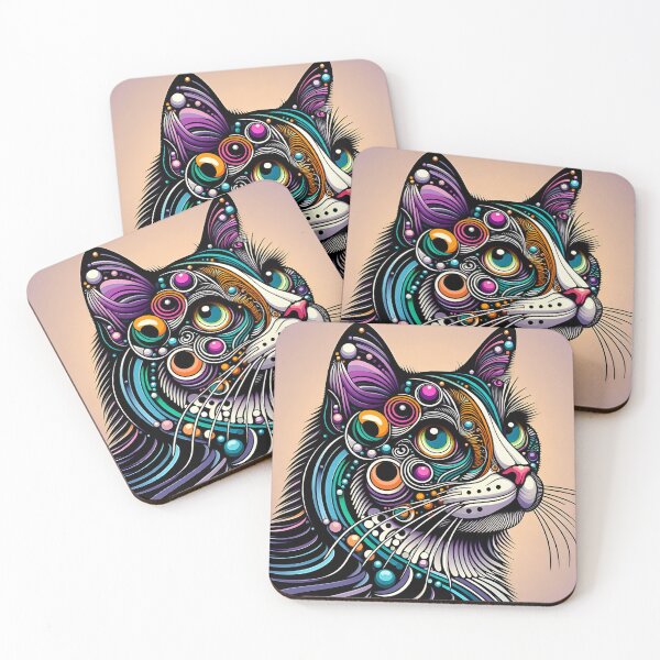 Item preview, Serene Splendor: Japanese Bobtail Art designed and sold by BastKittyStore.
