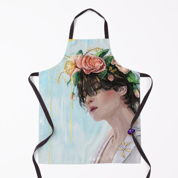 Artikelvorschau, Jimin und Blumen entworfen und verkauft von MarmarArts.