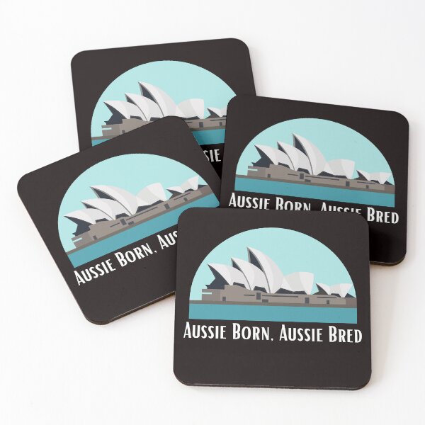 Item preview, Aussie Born, Aussie Bred: Australia Day Sydney Opera House Design designed and sold by mimiscreativity.