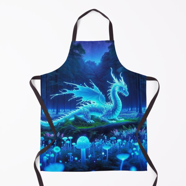 Item preview, Enchanted Forest: Illuminated Dragon, Glowing Mushrooms Art designed and sold by Fantasy Masterpiece.