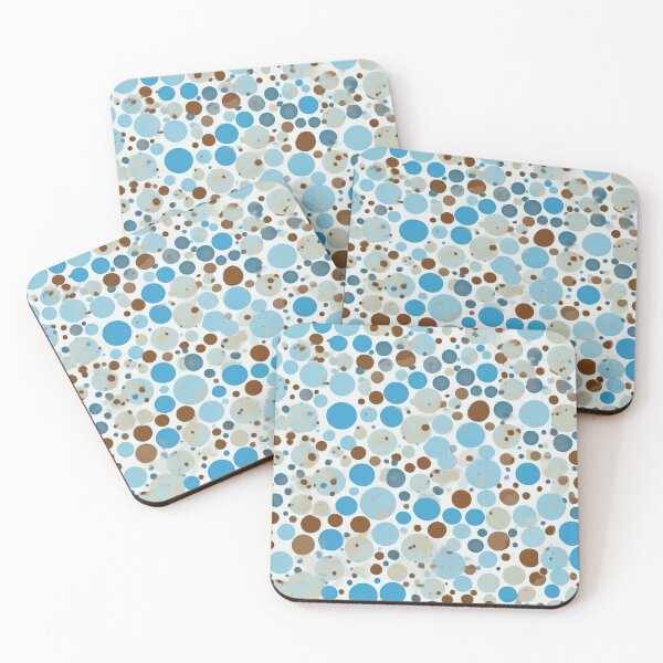 Item preview, Microscope Polka Dot - Mixed Colored (blue, brown, white) - Ignota Patterns  designed and sold by Ignota-Stylz.