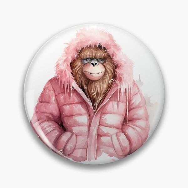 Item preview, Pretty in Pinkfoot: Bigfoot's Stylish Stroll designed and sold by NatureArtDecor.