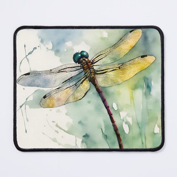 Item preview, Pretty dragonfly in watercolor. designed and sold by kreativeadern.