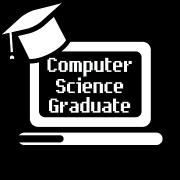 Artwork thumbnail, Computer Science Graduate - Graduation (white) by TesSpace