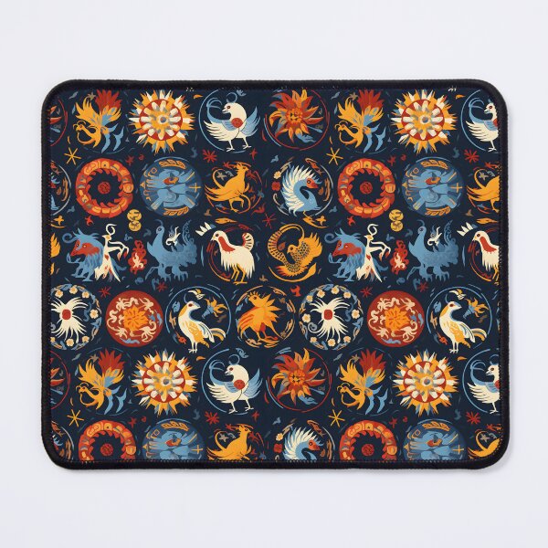 Item preview, A Chinese zodiac for Colorful Folk Art Style Animal Pattern designed and sold by sample325.