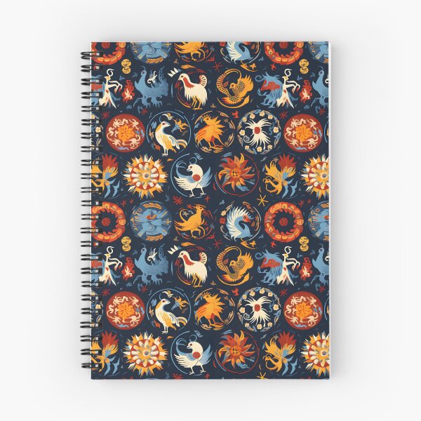 Item preview, A Chinese zodiac for Colorful Folk Art Style Animal Pattern designed and sold by sample325.