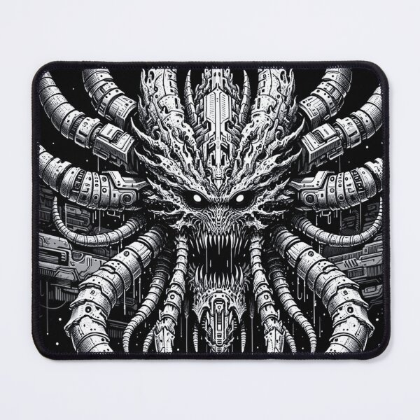 Item preview, Cybernetic Dystopian Space Monster designed and sold by dystopiatoday.
