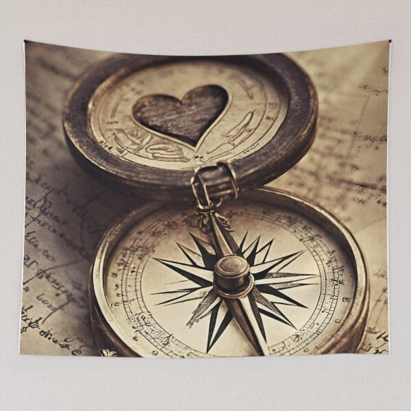 Item preview, Love is the Compass designed and sold by FireDoorStudios.
