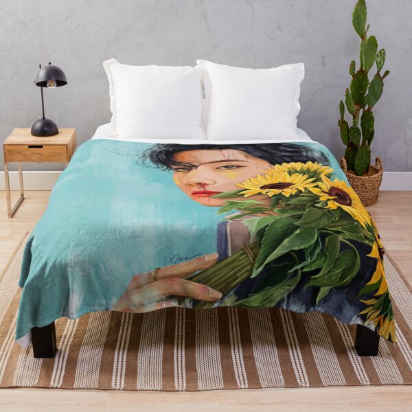 Item preview, Taehyung and Sunflowers designed and sold by MarmarArts.