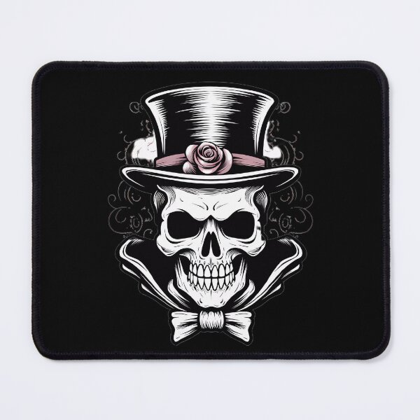 Item preview, "Skull Sketch in Black and White" designed and sold by Art-Vortex-fr.