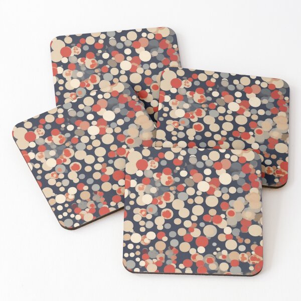 Item preview, Microscope Polka Dot - Mixed Colored (brown, red, black) - Ignota Patterns  designed and sold by Ignota-Stylz.